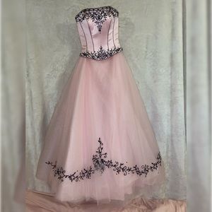 Tiffany Designs Pink Two Piece Dress